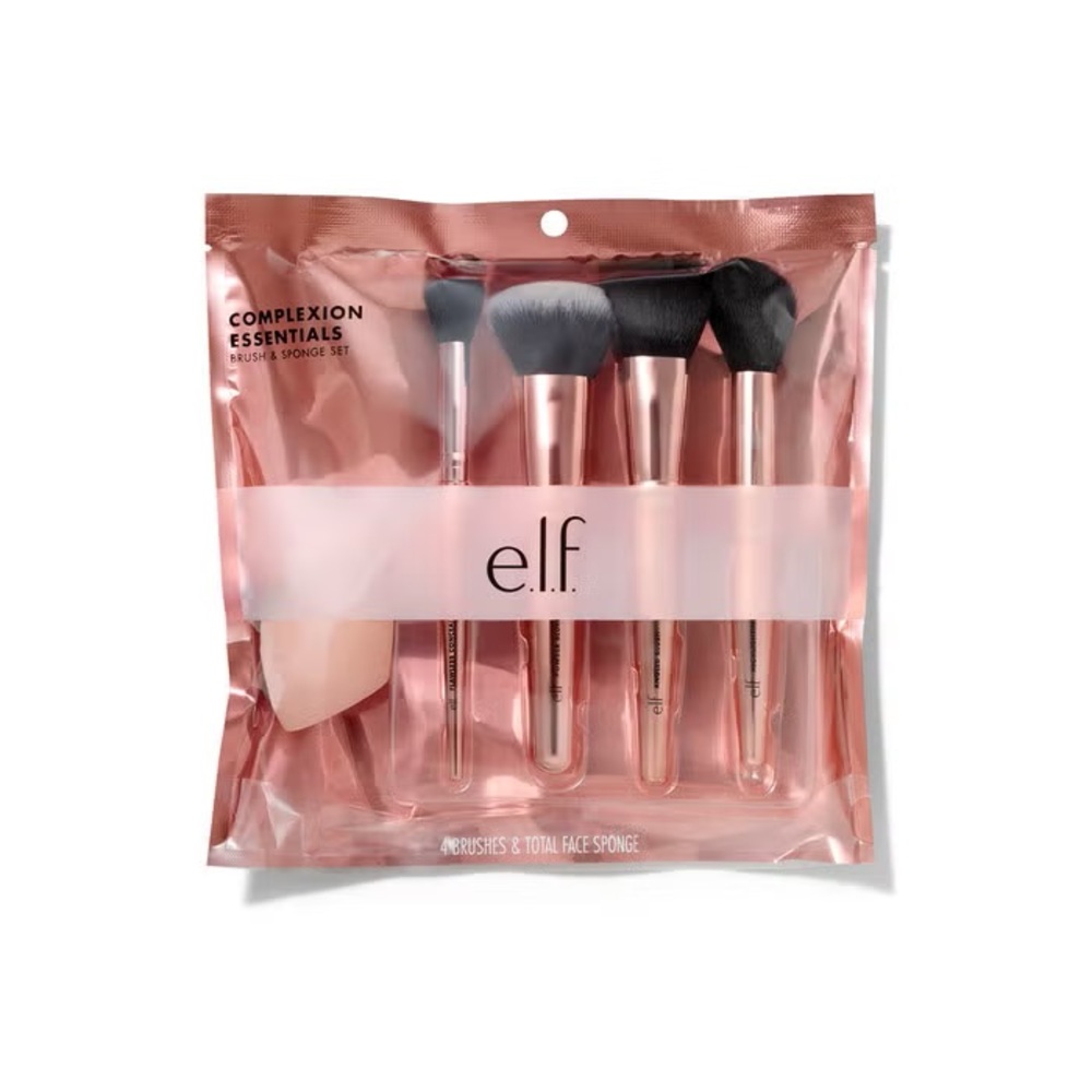 ELF-Complexion Essentials Brush & Sponge Set
